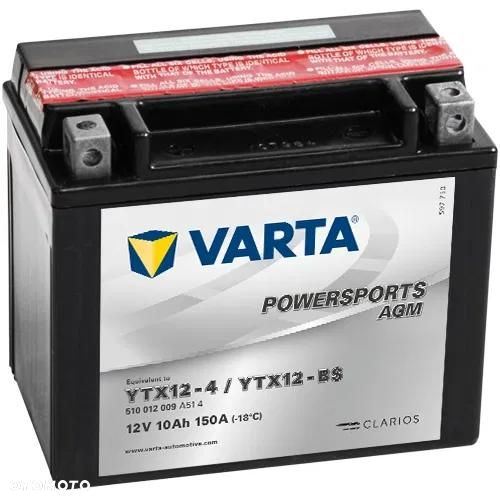 Akumulator VARTA YTX12-BS, YTX12-4 12V 10AH 150A Rybnik