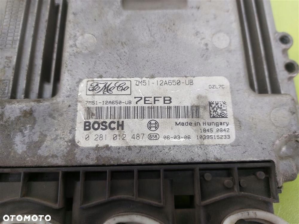 Komputer sterownik silnika Ford Focus Mk2 2004-2011 1,6 TDCI 7M51122A650UB - 3