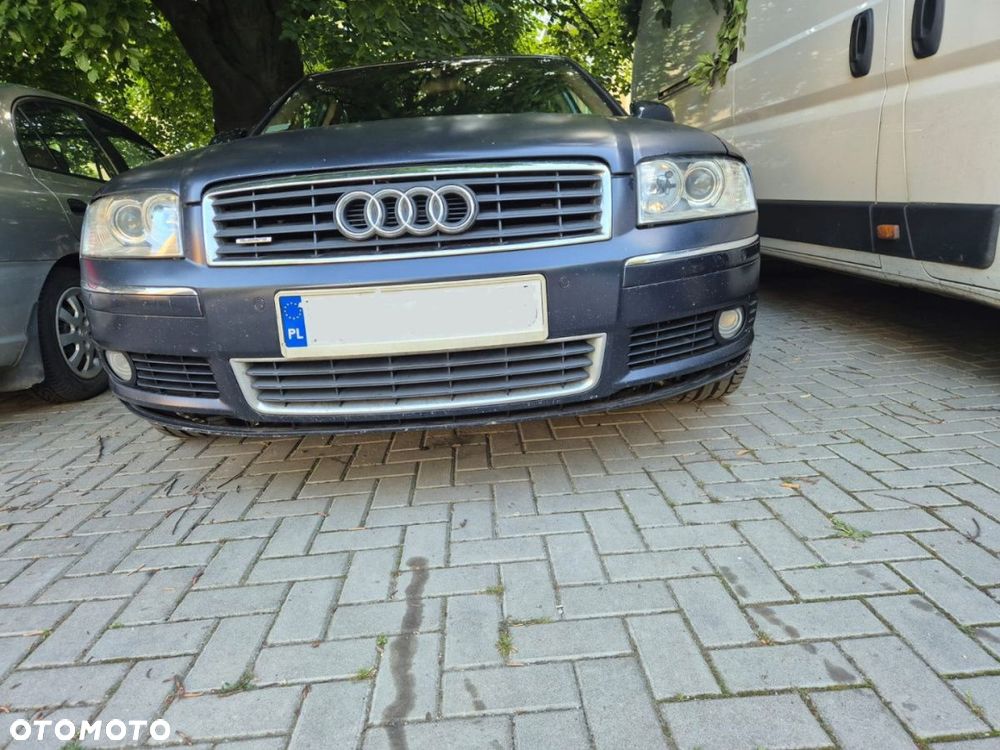 Przód Audi A8 D3 3.0 V6 TDI 02-08r. lz5d maska zderzak reflektory pas przedni z chłodnicami błotniki - 3