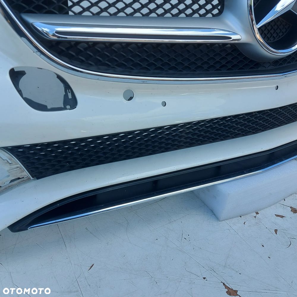 ZDERZAK PRZOD PRZEDNI PDC PTS CHROM ATRAPA GRILL GWIAZDA KRATKI MERCEDES E W213 ORYGINAL DEMONTAZ 2138850238 - 9