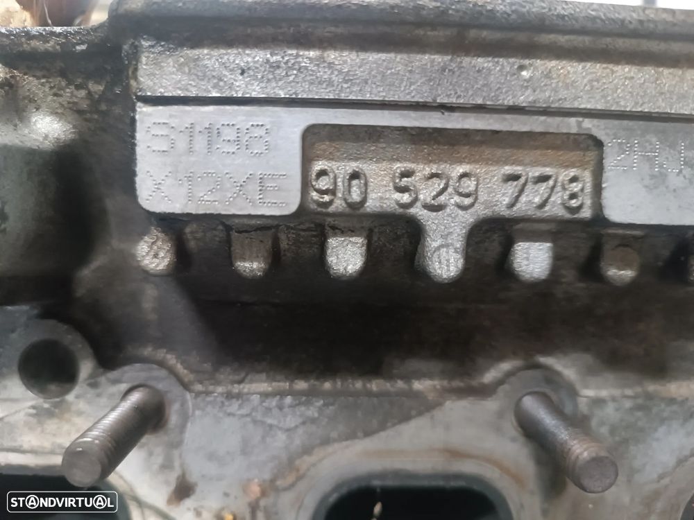 CABEÇA DO MOTOR OPEL CORSA B 1.2 16V (X12XE) 90529778 - 7