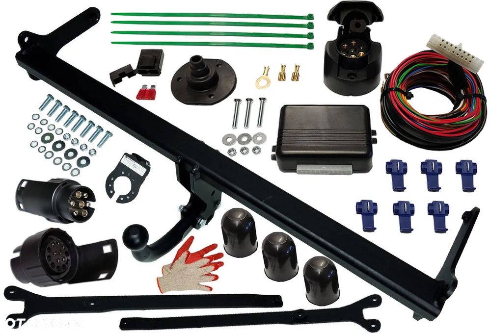AUTO HAK HOLOWNICZY Z KULĄ ODKRĘCANĄ+MODUŁ7PIN +ADAPTER+WIĄZKA do MAZDY MAZDA CX-30 I1 od2019 DM - 1