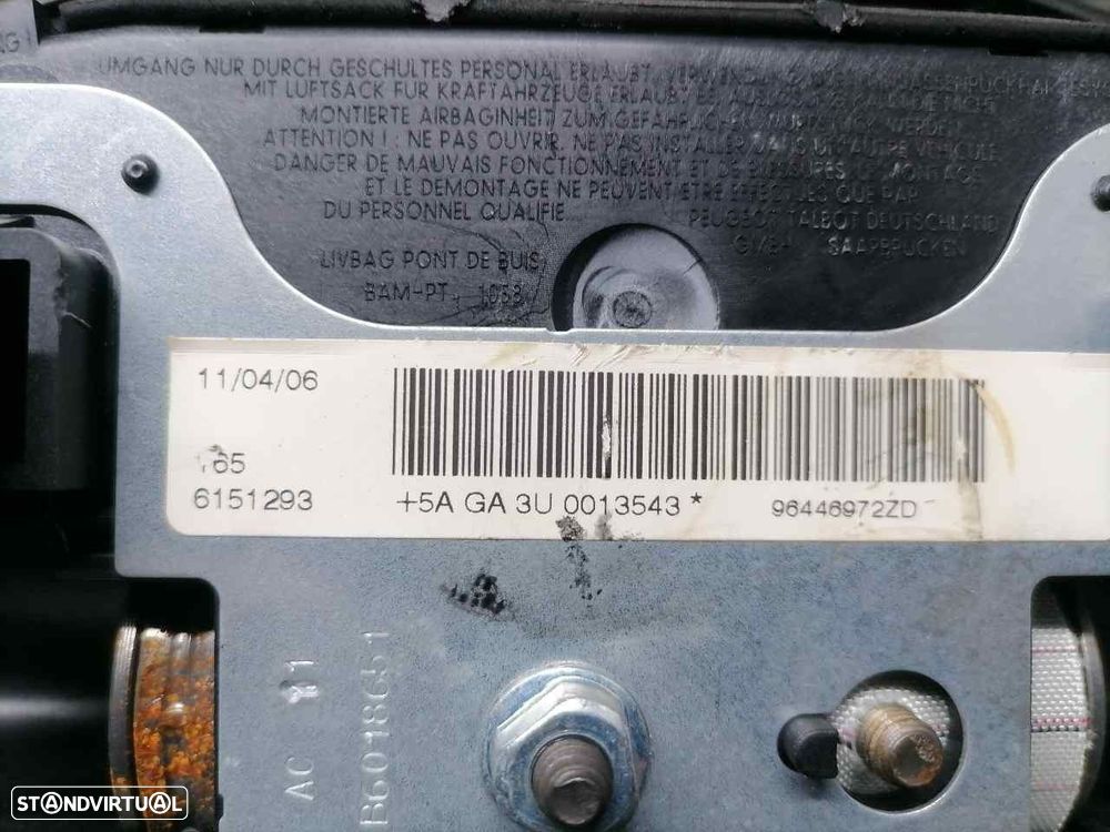 AIRBAG FRONTAL ESQUERDO CITROEN C6 2006 -96446972ZD - 3