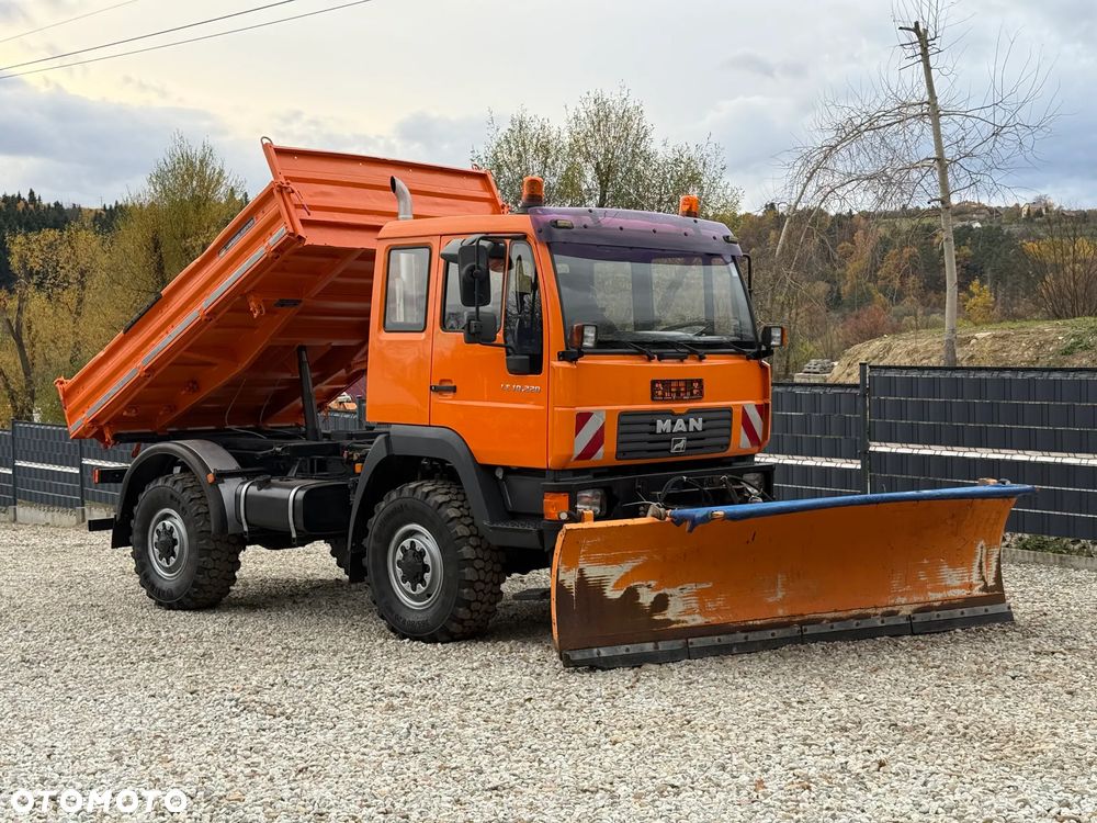 MAN * MAN 10-220 * Pług * Kiper Wywrotka Meiller * 4x4 * Zimowe Utrzymanie * Unimog * - 19