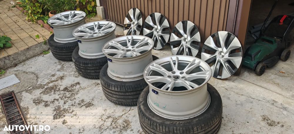 Roti anvelope jante Tesla model Y Gemini vara Pirelli 255.45.19 - 1