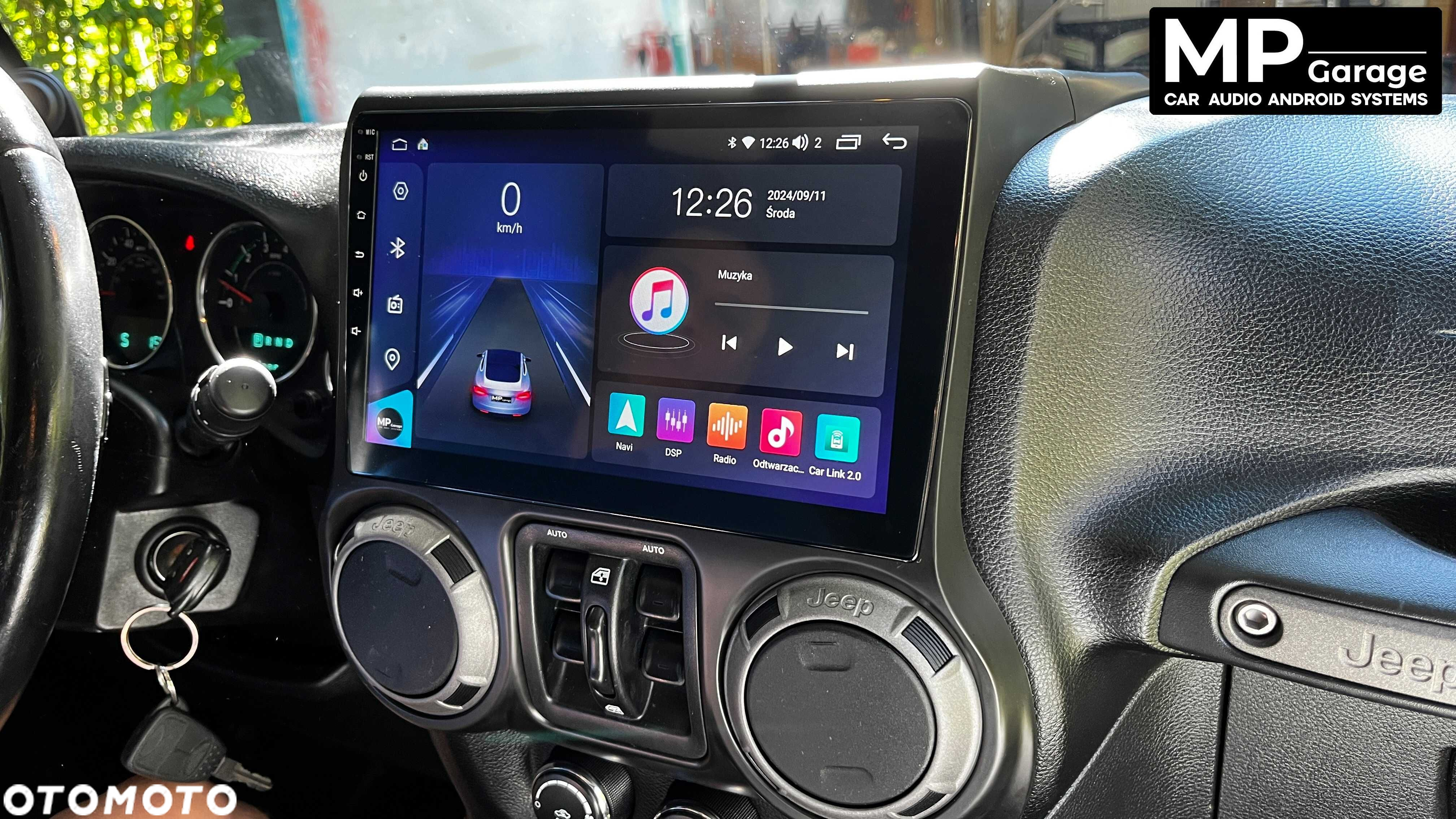 Nawigacja JEEP WRANGLER JK Android11  CarPlay/AndroidAuto Qled 4G - 7