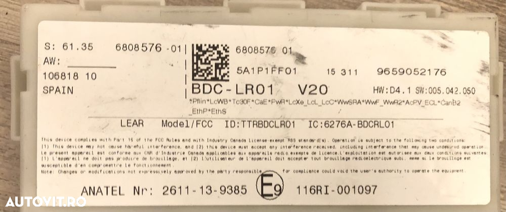 Calculator motor ECU DME BDC FEM x5 x6 F15 F16 triturbo M50D - 5