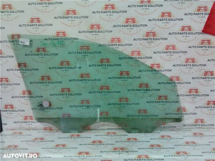 geam usa stanga fata vw polo an fabr. 2004 - 1
