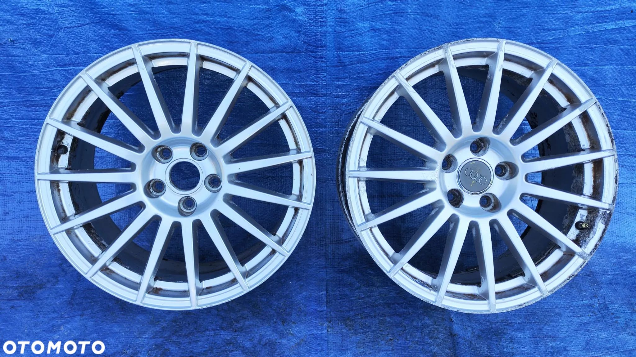 FELGA ALUMINIOWA ALUFELGA DTM 8E0601025AT 8J 18 CALI ET43 AUDI A4 B6 B7 - 1