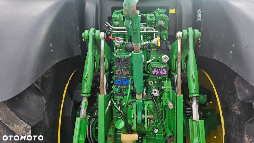 John Deere JD 6215R, 50 km/h, pneumatyka, przedni TUZ, bogata wersja, autentyczny przebieg! - 10