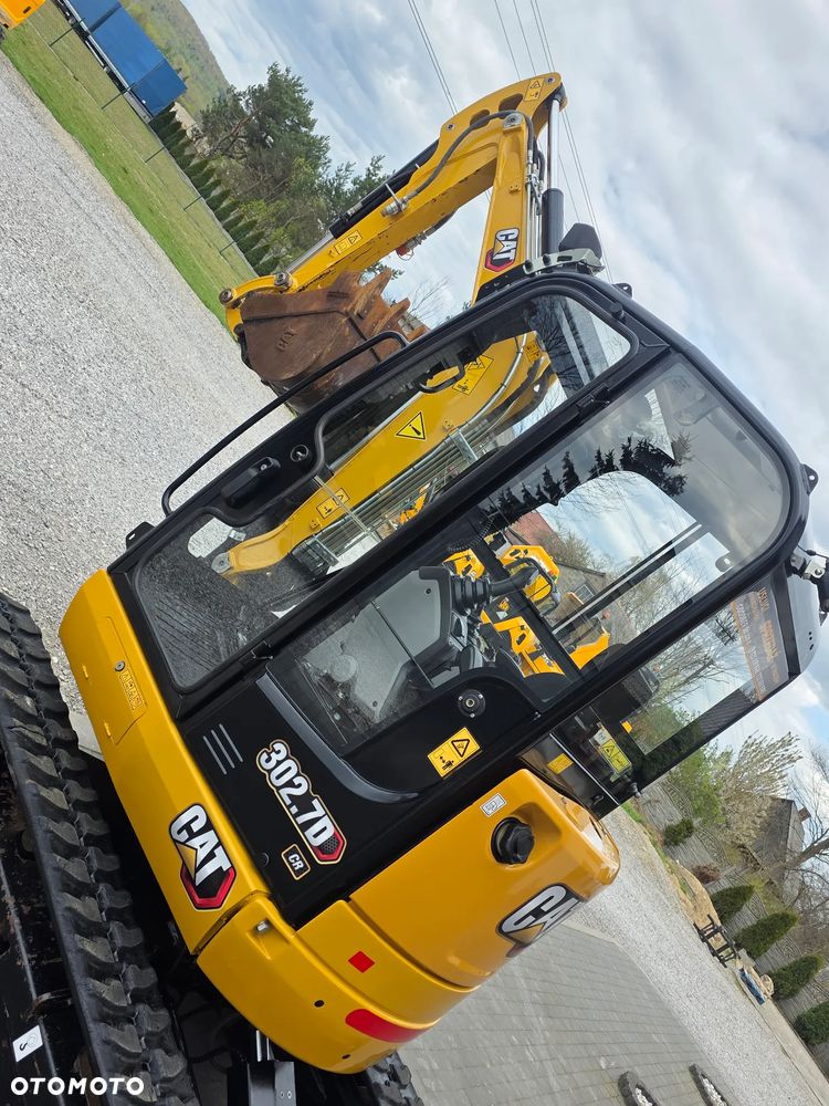 Caterpillar CAT 302.7 D CR mini koparka szybkozłącze 3 łyżki piękna serwisowana 1 wł JCB sprowadzona - 10