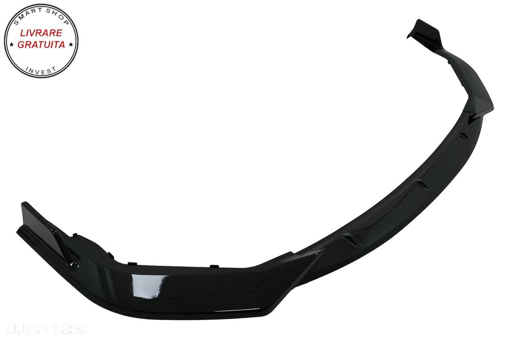 Prelungire Bara Fata Toyota Corolla XII (2019+) Negru Lucios- livrare gratuita - 4