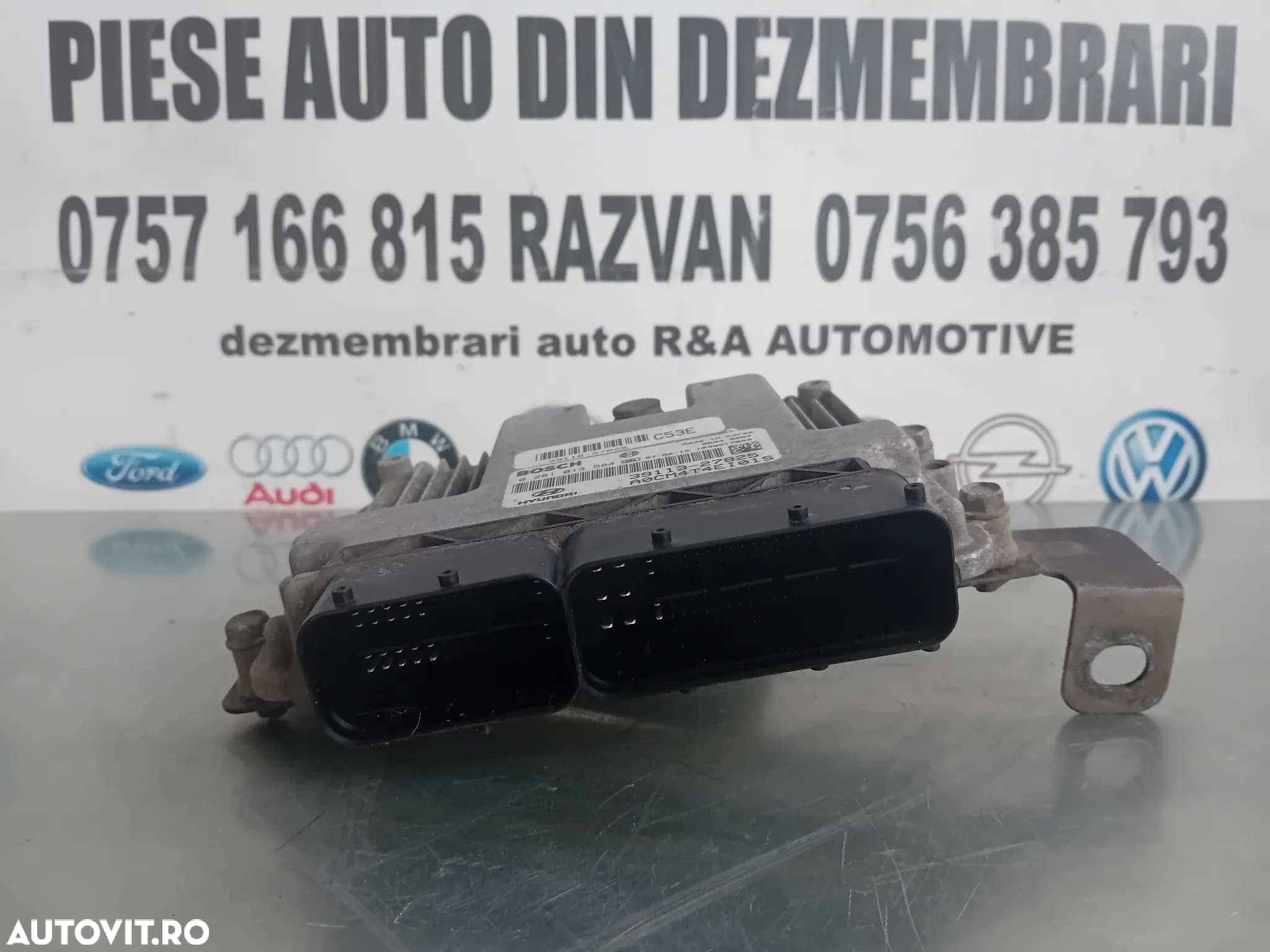 Calculator Motor ECU Hyundai Santa Fe 2 II 2.2 Crdi Automat Cod 39113-27825 - 4