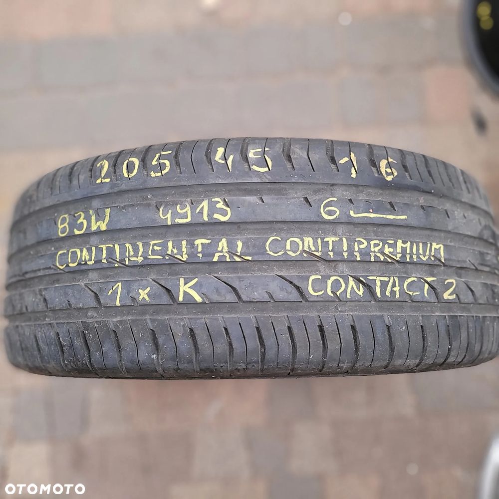 205/45R17 83W - ContiPremiumContact 2 - 6mm - 1