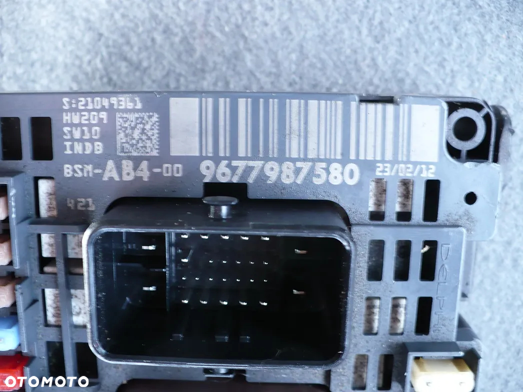 BSM AB4-00 9677987580 PEUGEOT 508 CITROEN DS5 - 2