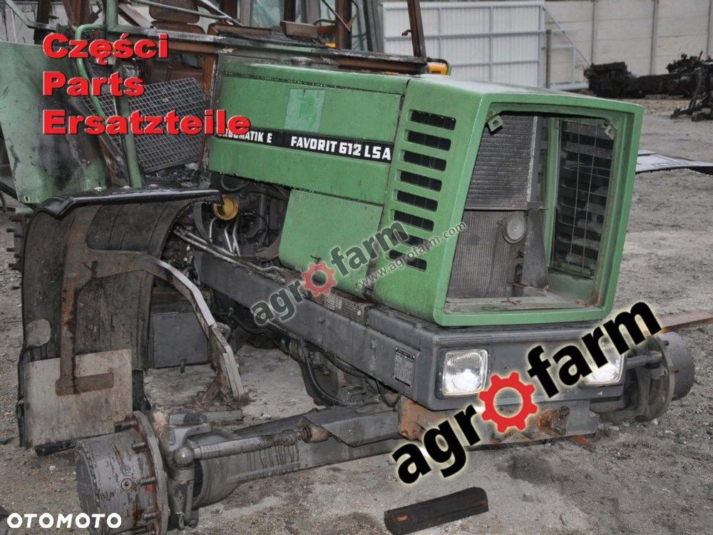 Fendt 612 LSA części, skrzynia biegów most przedni - 3