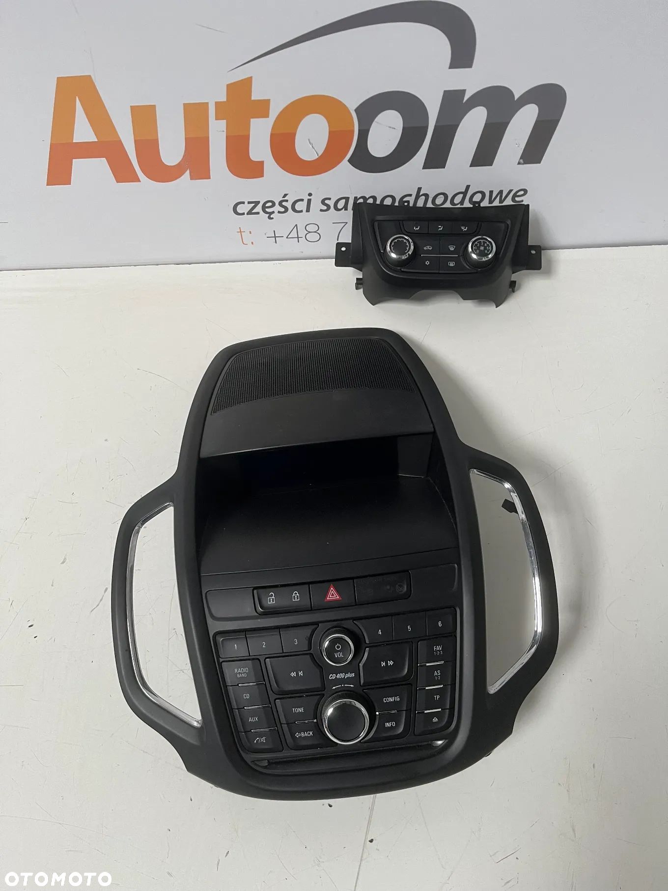 OPEL-CZĘŚCI | Zafira C Panel przełącznik radia CD400 PLUS 13474072,13474051 - 1