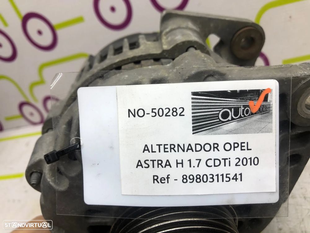 Alternador OPEL ASTRA H SW 1.7 CDTI Ref - 98031154CR NO-50282 - 5