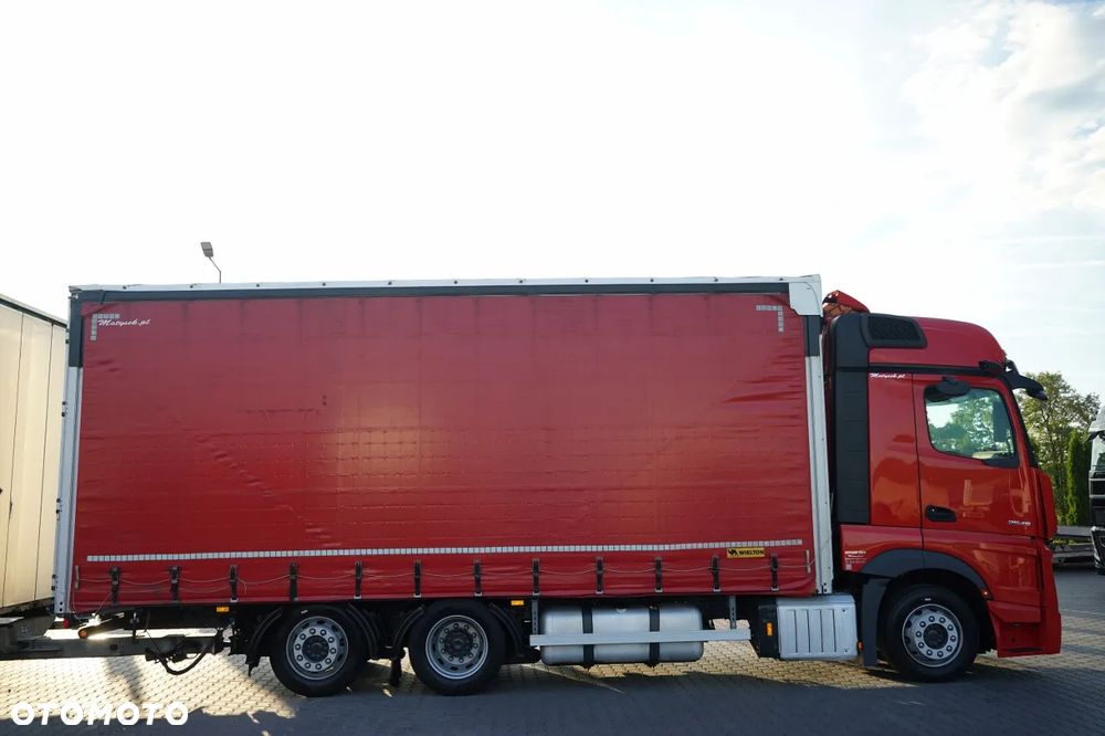 Mercedes-Benz ACTROS 2545 / ZESTAW TANDEM - 120 M3 / PRZEJAZDOWY / FIRANKA /  MEGA / 7,4 M + 8,1 M / DACH PODNOSZONY / PLANDEKA ZBROJONA / WIELTON / - 17
