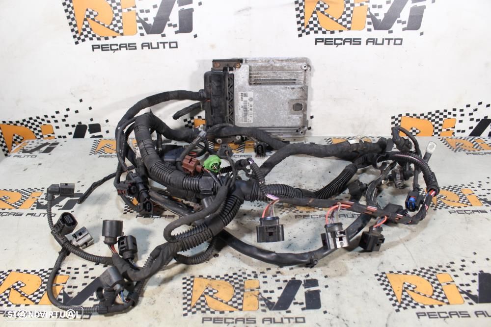 Instalação Electrica Do Motor Seat Leon (1P1)  Instalação Do Motor Vag - 1