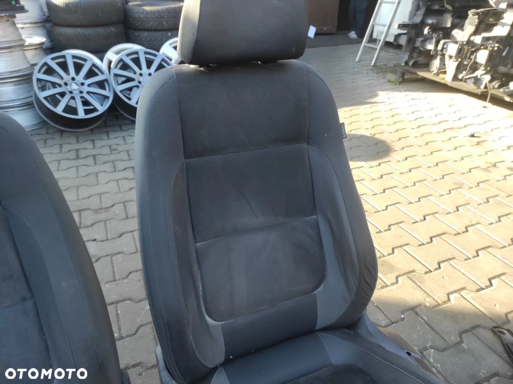 VW GOLF 5 6 PLUS FOTELE TAPICERKA SIEDZENIA KOMPLET SPORTY ALCANTARA STOLIKI KANAPA WYSYŁKA !!!! - 7