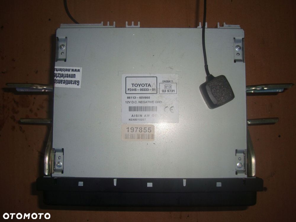 TOYOTA AURIS I 06-09 RADIO  NAVIGACJA - 2