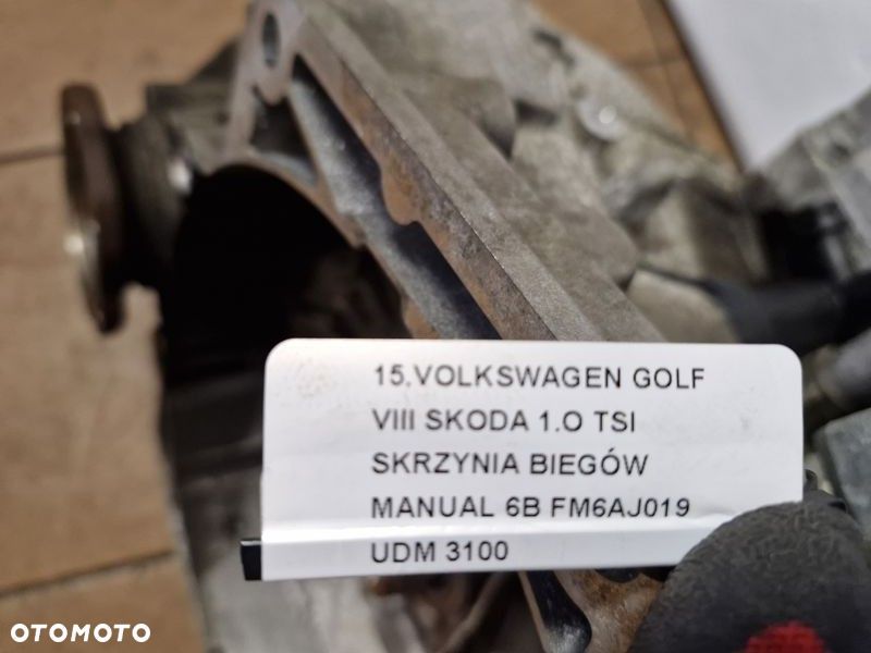 volkswagen golf 7 vii 1.0 tsi skrzynia biegów manual 6b fm6aj019 udm - 4