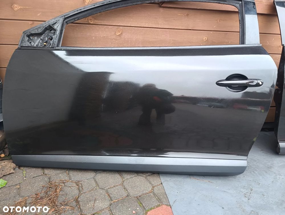 DRZWI LEWE PRZEDNIE PRZÓD prawe przednie przód CZARNE RENAULT MEGANE 3 III COUPE 08- LAK: NV676 - 9
