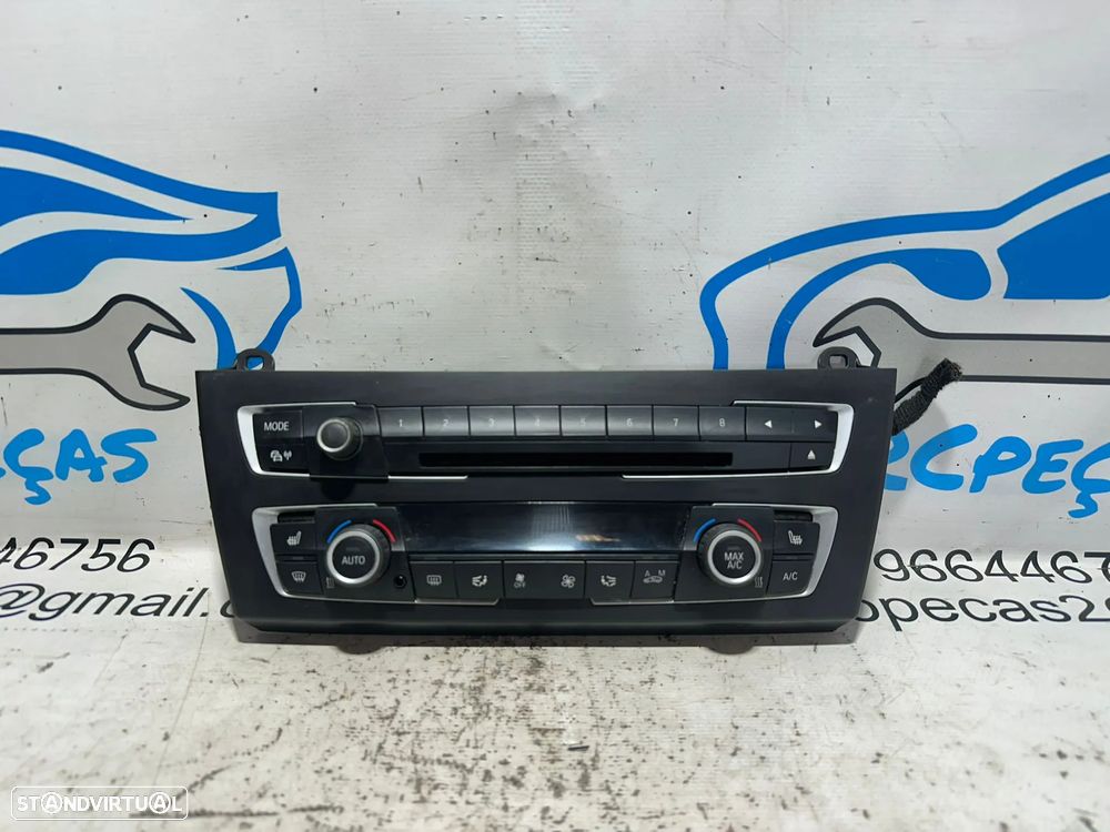 .Display Sofagem Comando Radio Climatronic BMW Serie 1 F20 F21 9207197 SERIE 2 F22 F23 - 2