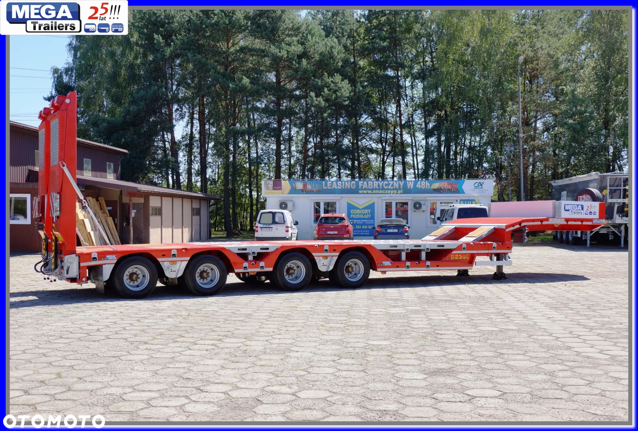 Mega Niskopodwoziowa 70 T DMC Kombajny, maszyny budowlane 18,60 m długości !!! - 18