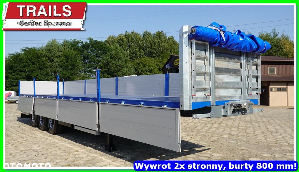 Inny Wywrotka 2x strony, platforma 12,60 m, burty ALUM 600/800 mm !!! - 17