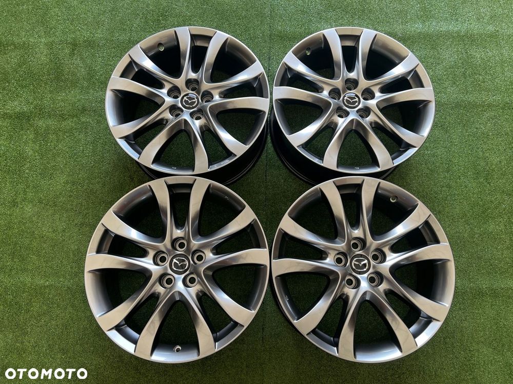 KOMPLET FELG FELGI ALU MAZDA CX-3 CX-5 CX30 CX60 19 ET45 ORYGINALNE - 3