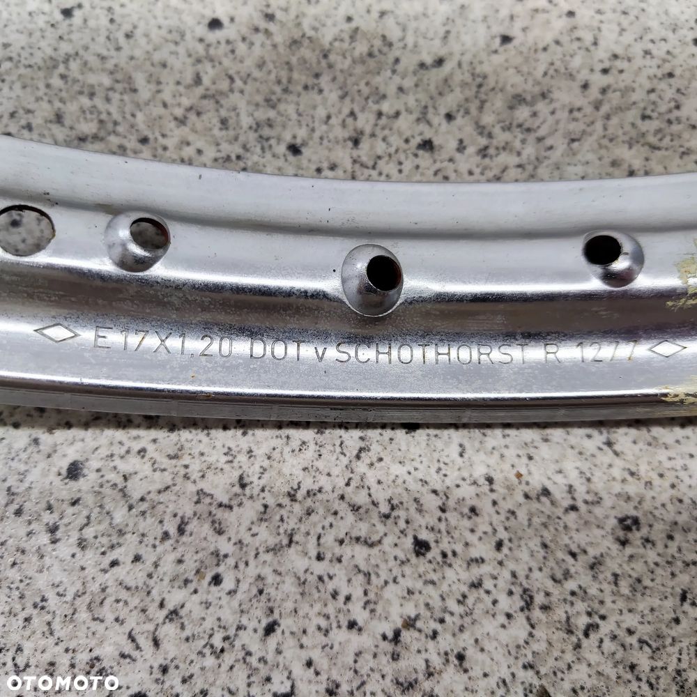 Obręcz koła, felga, rawka E 17x1.2 DOT Schothorst  R 1277 Honda Yamaha - 13