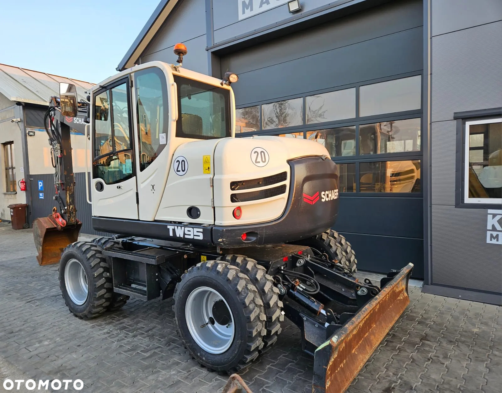 Schaeff KOPARKA KOŁOWA SCHAEFF TW95 TW 95 110 85  TEREX YANMAR 2019R 5000 MTG - 8