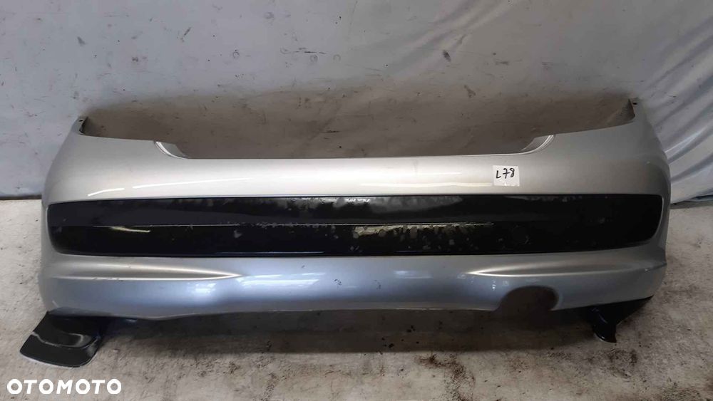 } ZDERZAK TYŁ TYLNY PEUGEOT 207 EZRC SREBRNY HB - 1