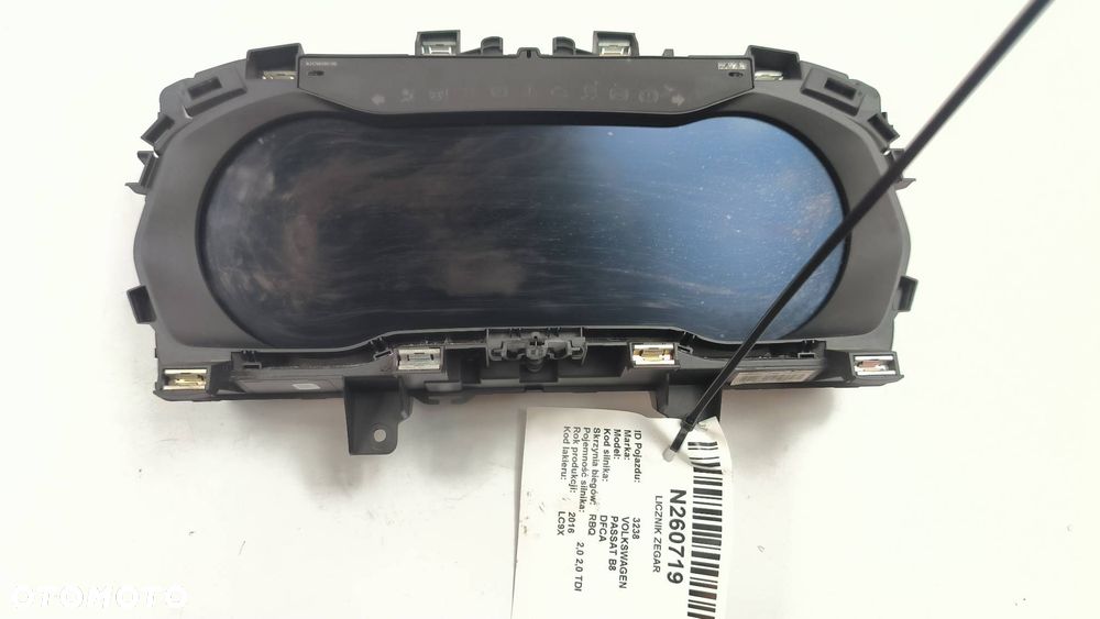 LICZNIK ZEGAR VOLKSWAGEN PASSAT B8 VIRTUAL COCKPIT 3G0920791B - 1