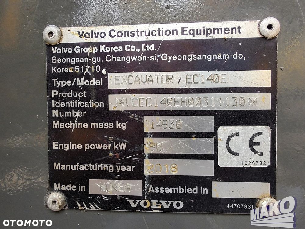 Volvo EC140EL - 19