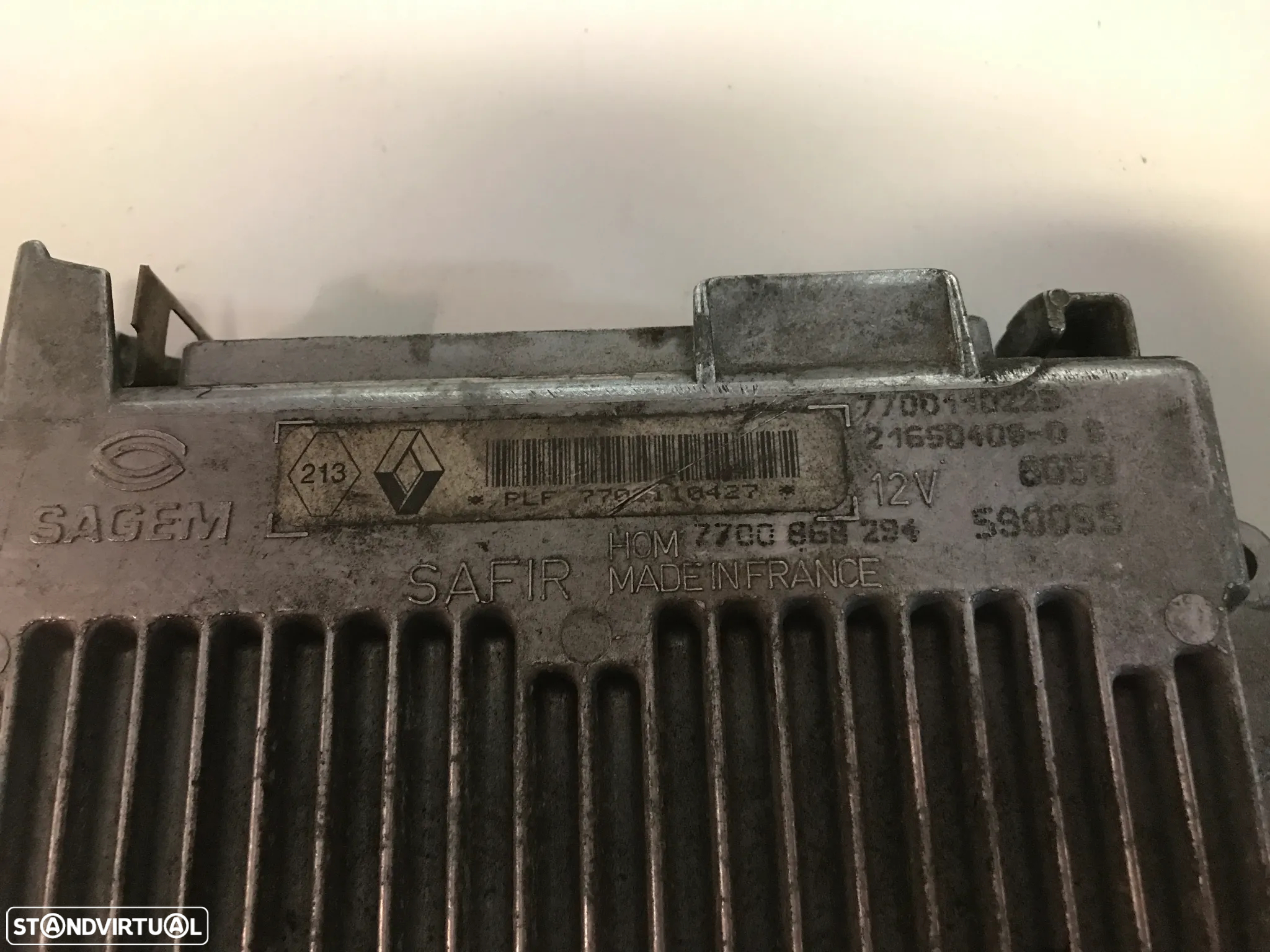CENTRALINA DO MOTOR RENAULT CLIO II 1.2i SAFIR 7700110427 - 2