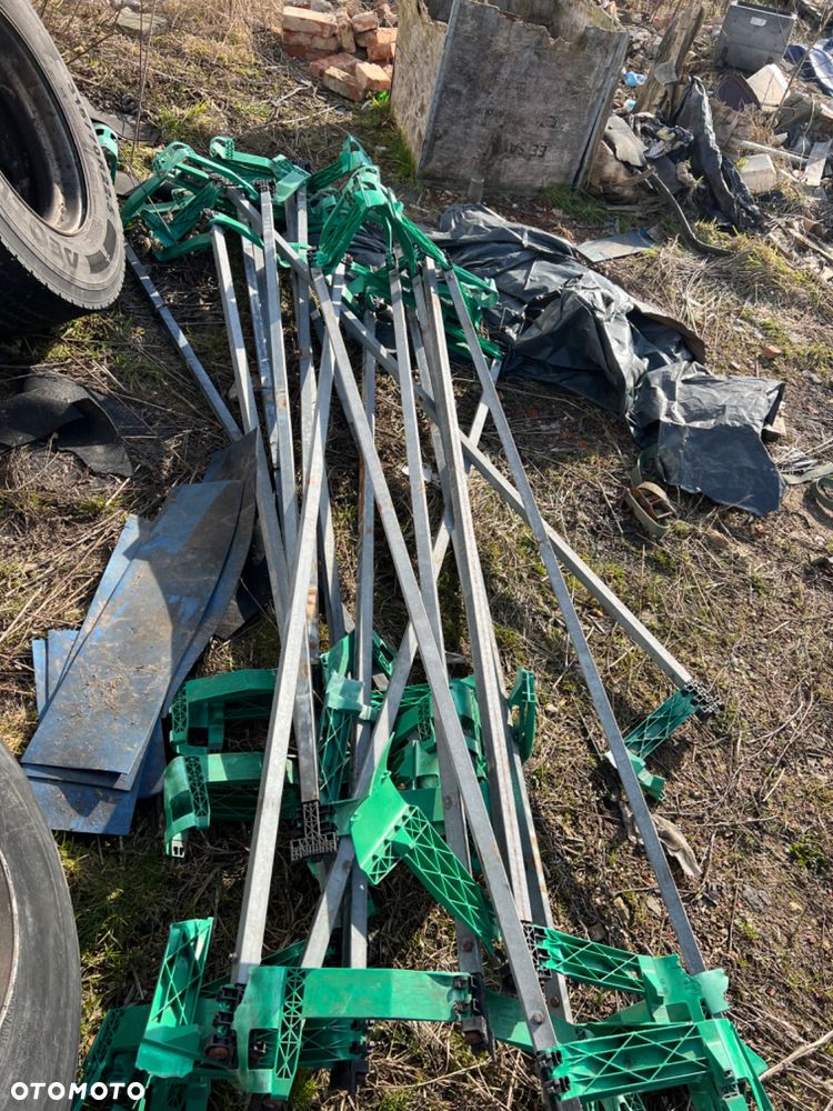 Prawe Drzwi naczepy Wielton + słupek Belki dachu+wózek - 5