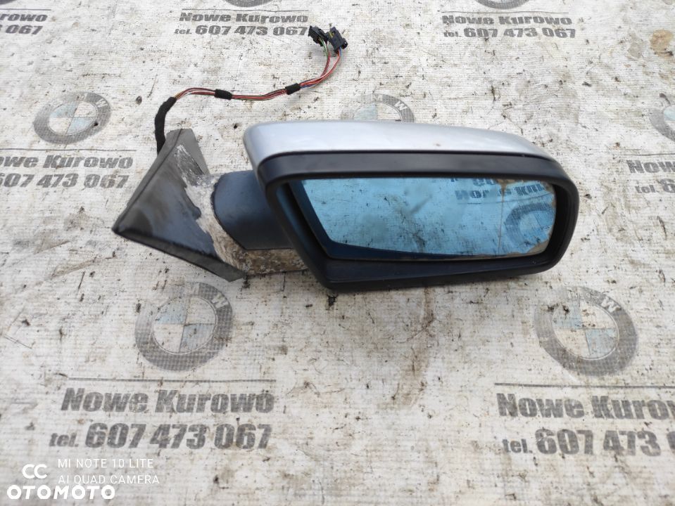 BMW E60 E61 Lusterko Prawe Titansilber 8 Pinów - 2