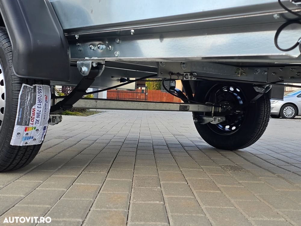 Trailer Europe ALFA, 2 axe ,1 axe , arc de foi, torsiune , sistem franare - 18