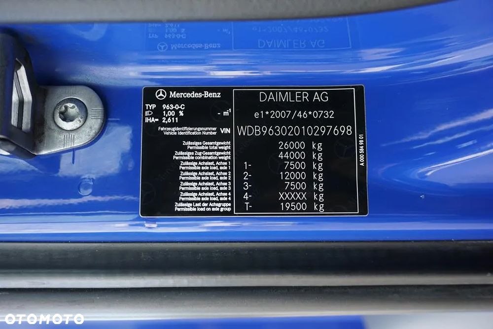 Mercedes-Benz ACTROS / 2543 / ACC / E 6 / PEŁNY ADR / PLATFORMA / ZAWIESIE POD WÓZEK - 11