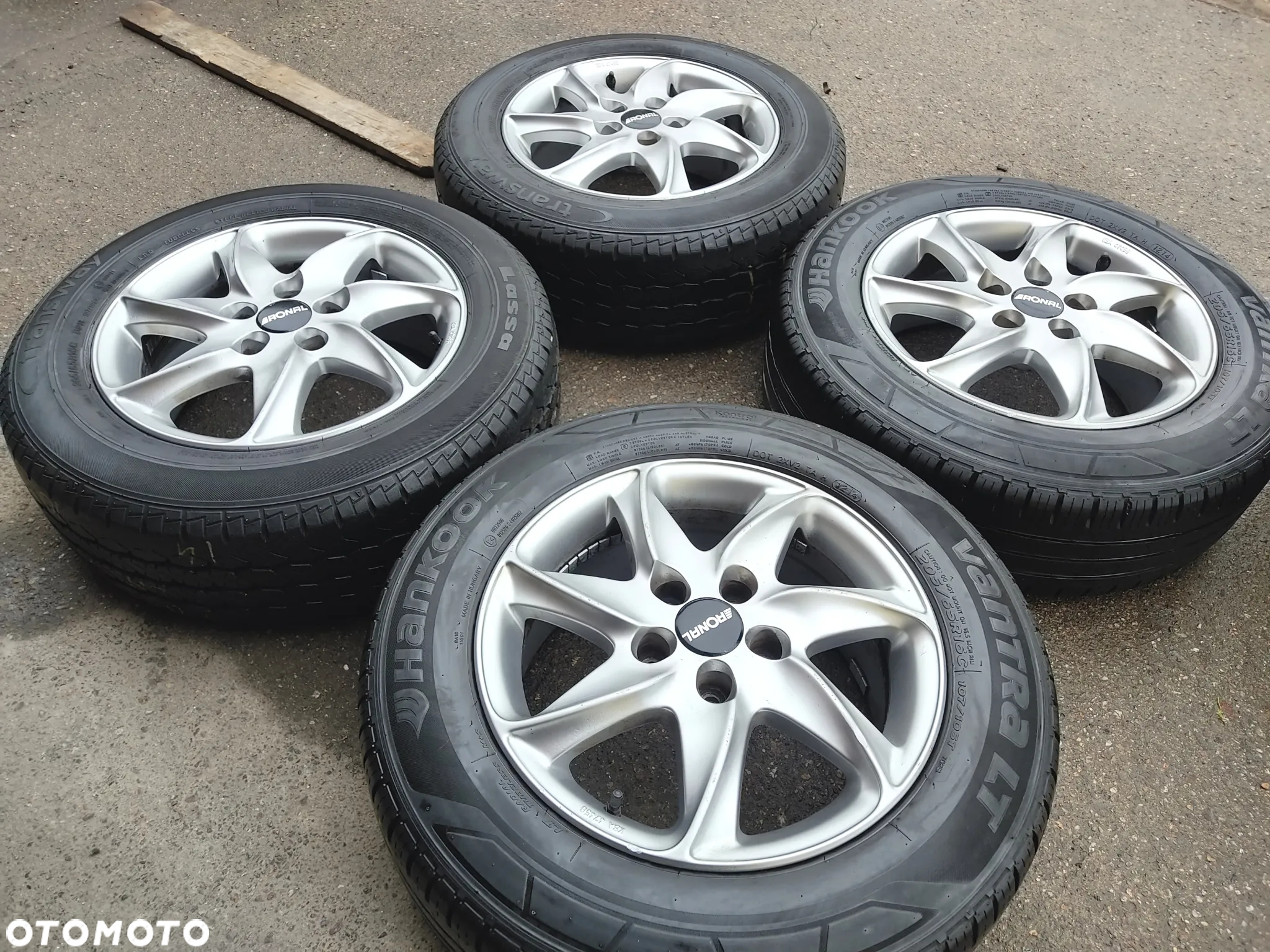 5x112 Alufelgi Felgi Aluminiowe Koła Letnie Lato 16C 16 MERCEDES V KLASA VIANO VITO W639 W638 VW T4 Transporter Caravelle Multivan Legnica ALU-RAD 205/65 6,5mm - 3