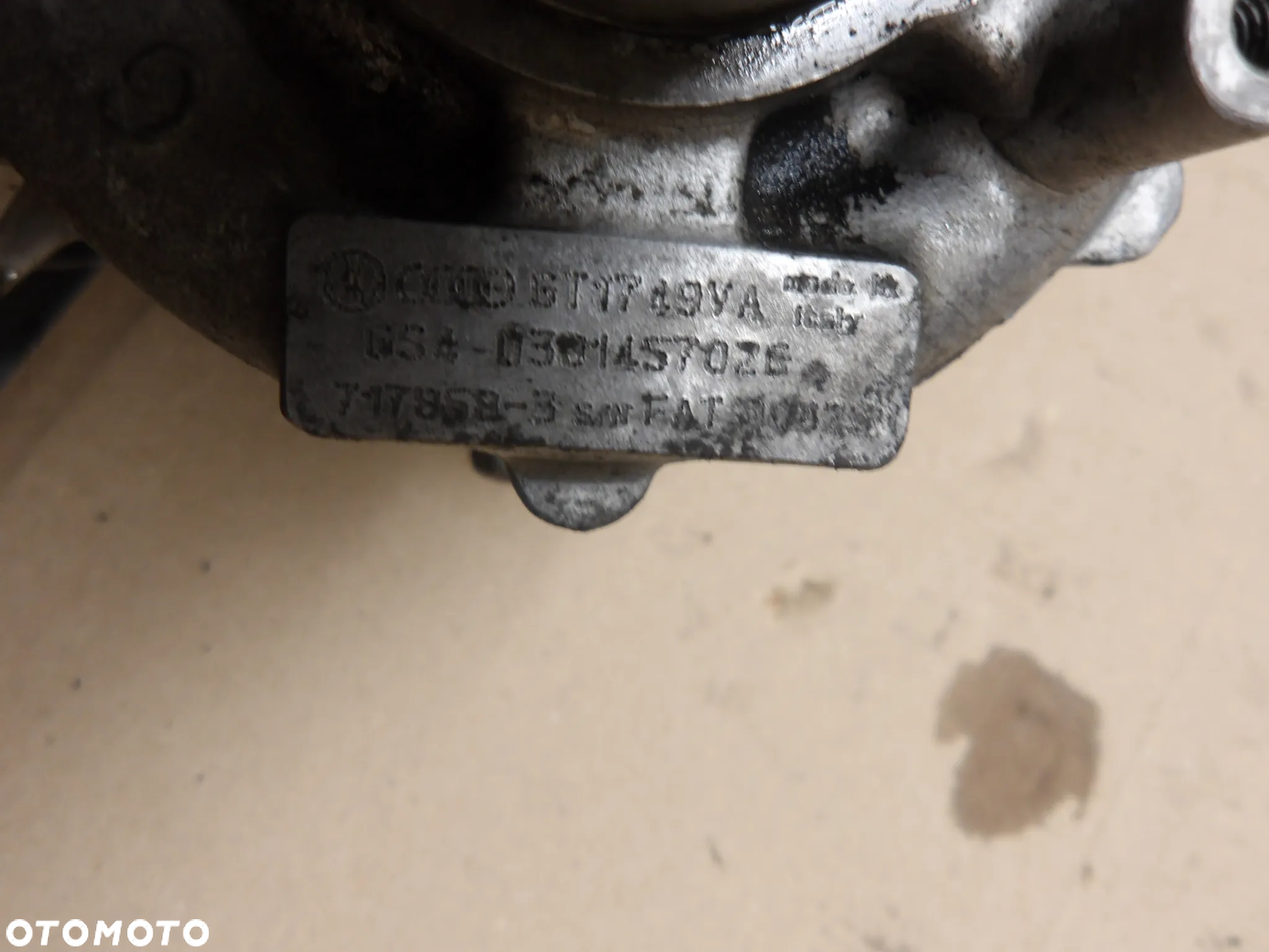 AUDI A4 B6 01-04 KOMBI TURBINA TURBOSPRĘŻARKA GT1749VA - 5