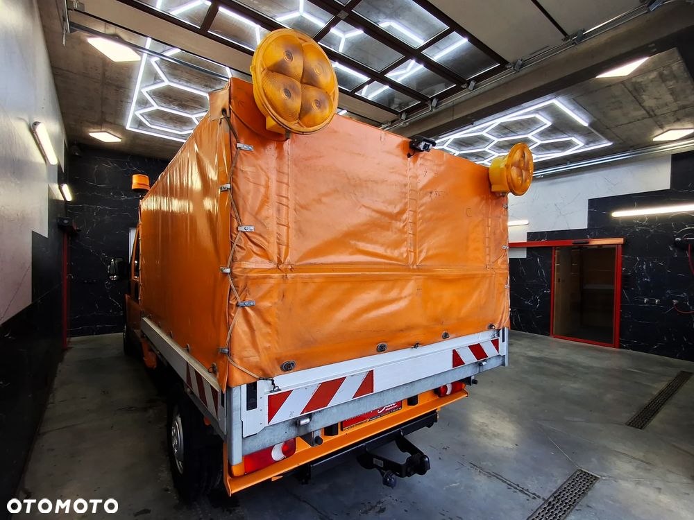 Citroën Jumper Ducato Doka Dubel Kabina Brygadówka Skrzynia Pomarańczowy Służba Drogowa Służba Autostradowa Plandeka Kamera Cofania Hak Webasto Klimatyzacja Niski Przebieg 99 Tyś Km 7 Osób - 5