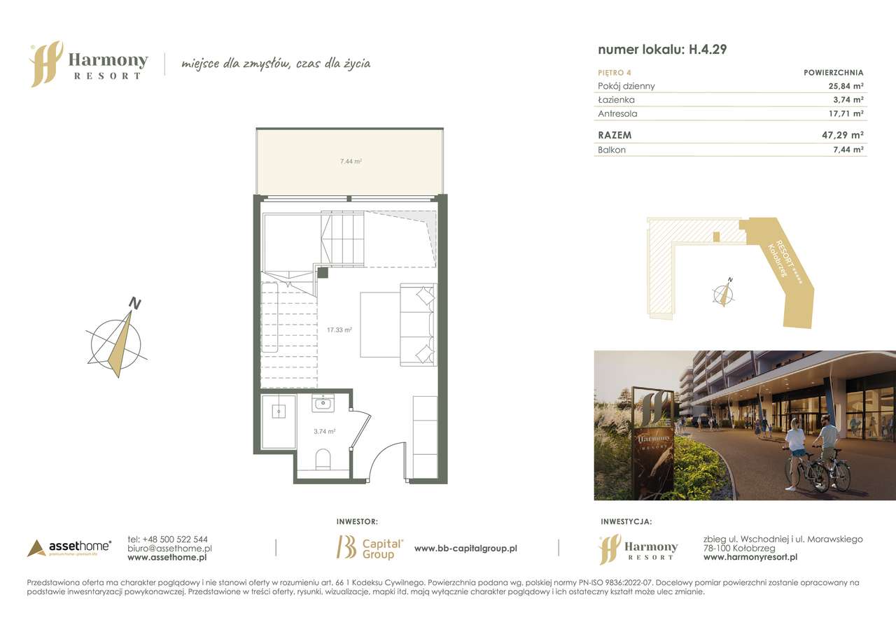 Harmony Resort | apartament 2-pok. | H.4.29