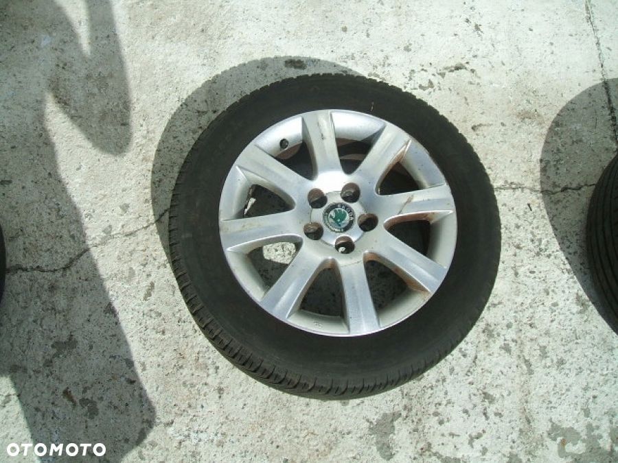 SKODA ROOMSTER FABIA VW POLO V 6R SEAT IBIZA FELGI KOŁO KOŁA 195/55/15 lato - 4