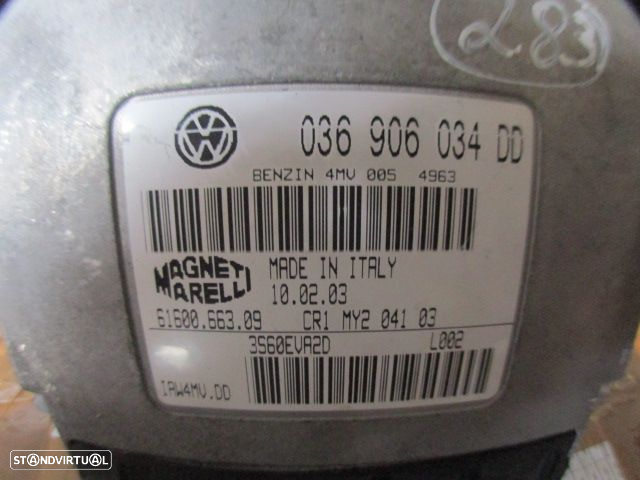 Centralina 036906034DD 61600,663,02 VW POLO 2003 1,4 16V MAGNET MARELLI - 2