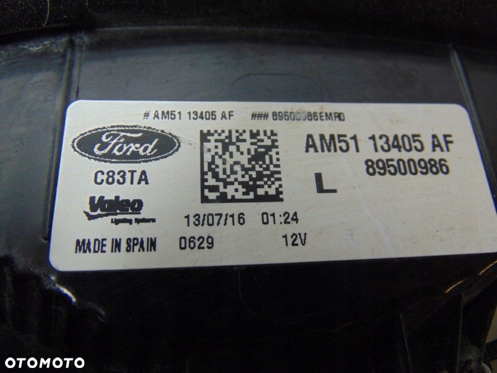 FORD GRAND C-MAX MK2 10+ LEWA TYLNA LAMPA ORYGINAŁ AM5113405AF - 9