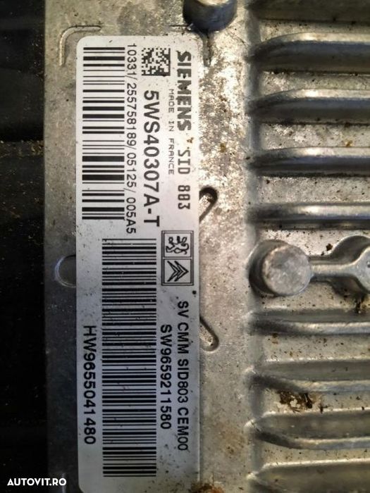 calculator motor ecu motor peugeot citroen 2.0hdi rhr ford 2.0tdci eur - 3